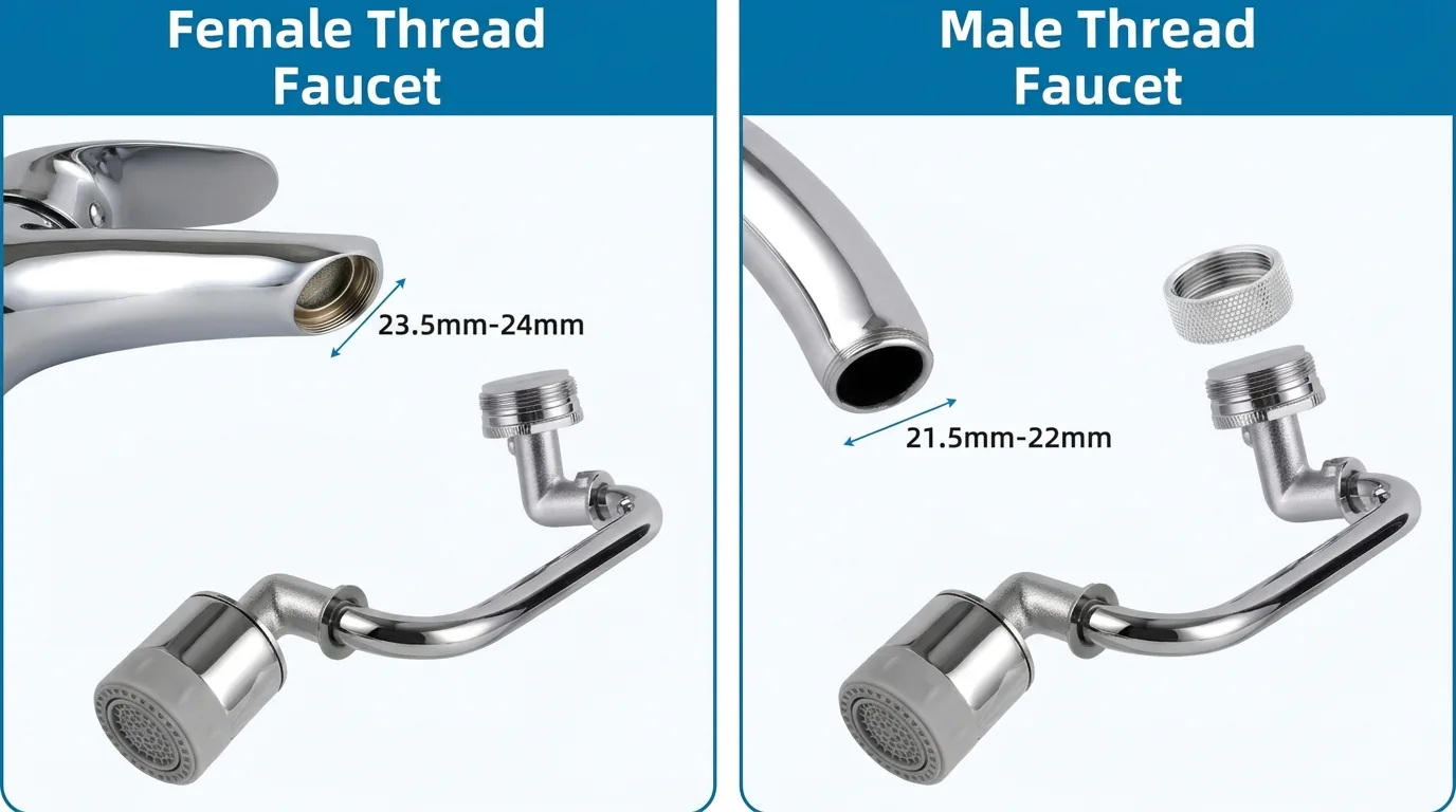 Hibbent extender rinsing the sink corner
